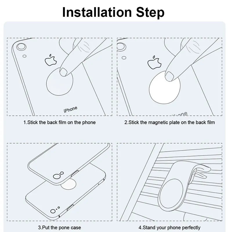 Support Magnétique de Téléphone Portable pour Voiture, réinitialisation de Ventilation, Rotation, GPS, Xiaomi Red Mi Huawei Samsung