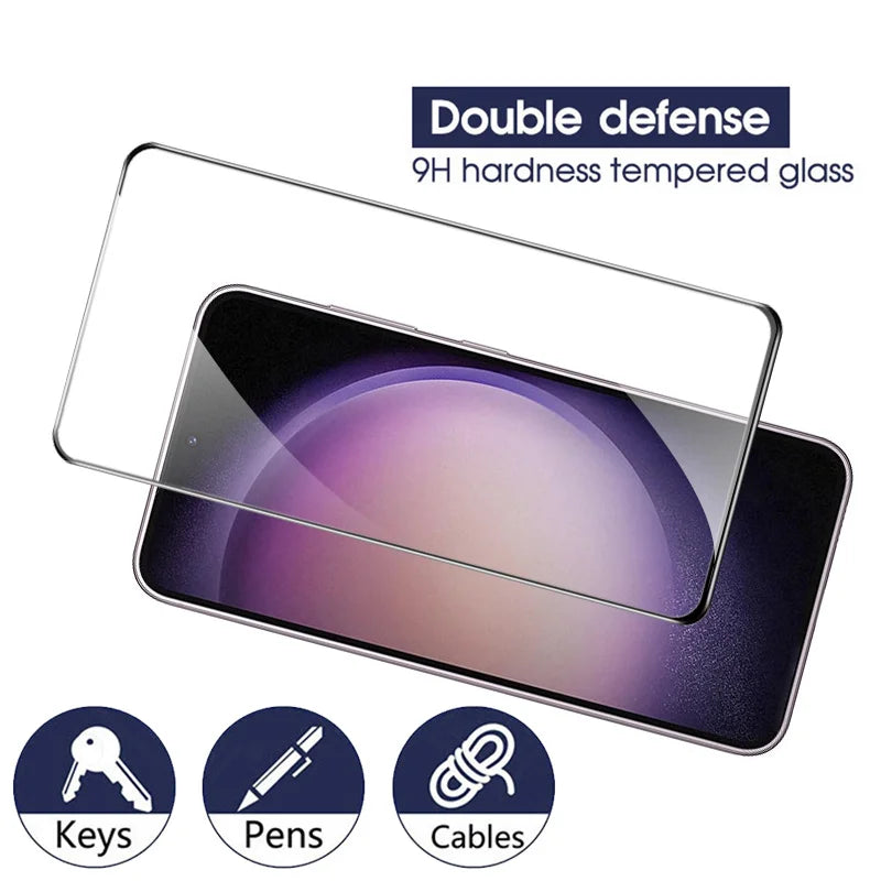 samsung s24, verre trempé s25 s24 ultra vitre samsung galaxy s23 screen protector samsung s24 ultra verre trempé samsung s23 fe s20 s21 s22 plus protecteur d'écran samsung s22 verre trempe