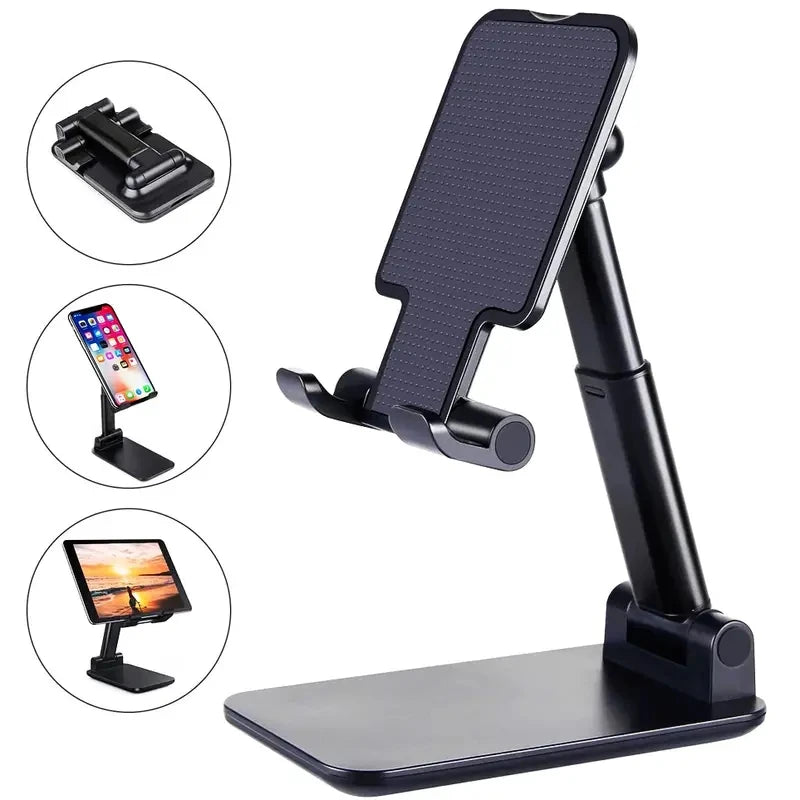 Support de téléphone portable de bureau réglable, support pour iPhone, IPad, Xiaomi, support de tablette de bureau, support de téléphone portable de table universel